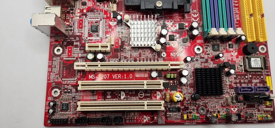 MSI MS-7207 V2 K8NGM2 H AMD Socket 939 UNTESTED - Image 2 of 4