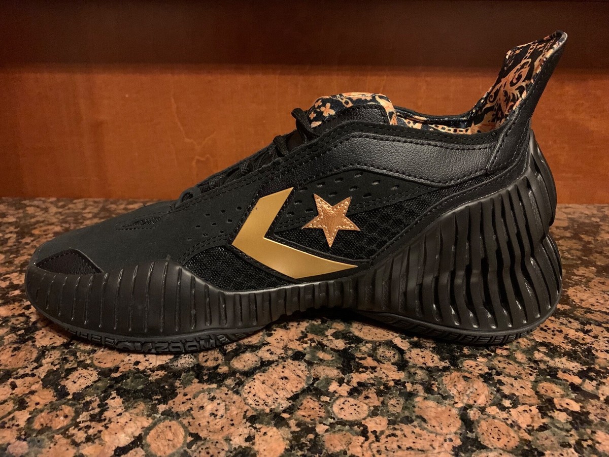 New! CONVERSE ALL STAR BB PROTOTYPE CX MID BLACK/GOLD