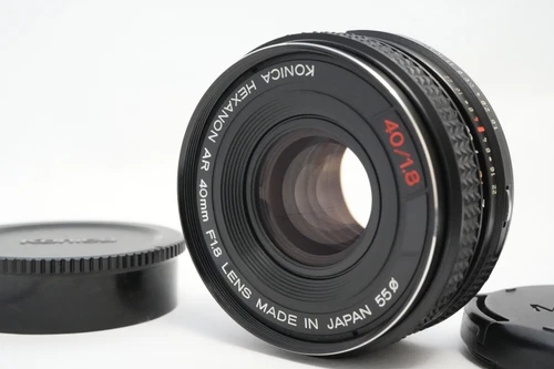 [MINT] Konica Hexanon AR 40mm f1.4 Pancake MF Prime Lens From JAPAN