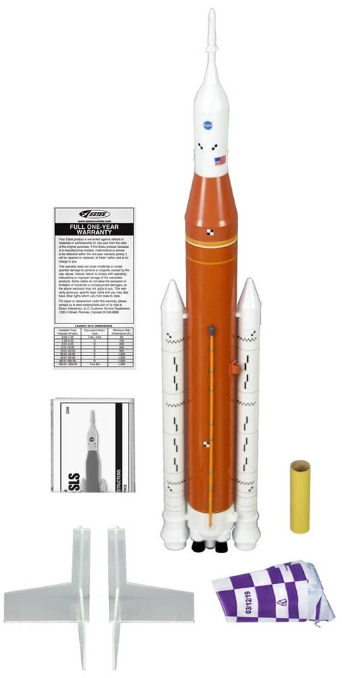 Estes 2206 NASA SLS Flying Model Rocket Kit | 1:200 Scale | Beginner Level - Image 2 of 4