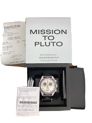 OMEGA X SWATCH MOONSWATCH MISSION TO PLUTO SPEEDMASTER Bioceramic NEU