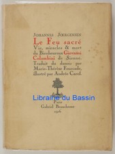 Le Feu sacré Vie, miracles mort du Bienheureux Giovanni Colombini de Sienne 1916