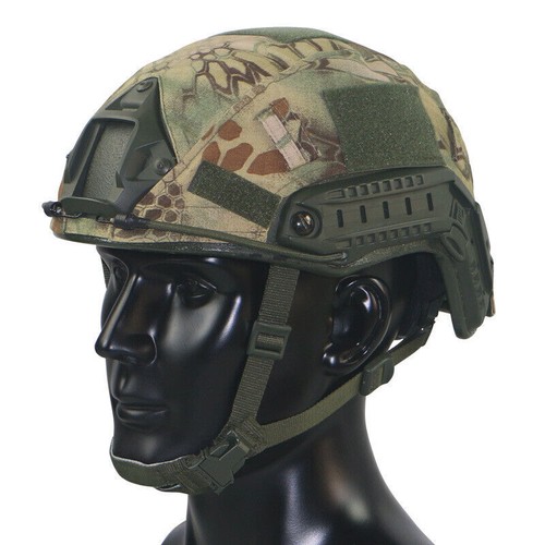 Ruin Camouflage FAST Tactical Helmet Cover Protective Detachable Cloth Accessory - Picture 25 of 30