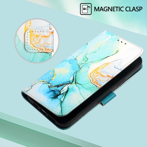Marble Leather Wallet Phone Case For Infinix Tecno Moto TCL ZTE Ulefone Google - Picture 7 of 11