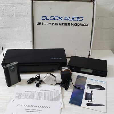 ClockAudio UHF PLL Diveristy Funkmikrofon mit CW 9000R Empfänger - O4