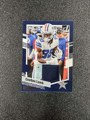 CEEDEE LAMB 2023 DONRUSS THREADS PATCH COWBOYS HOT! INVEST! 