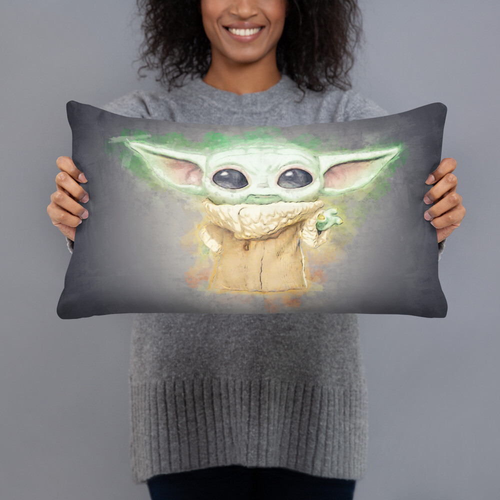 Baby Yoda Pillow Star Wars The Mandalorian TV