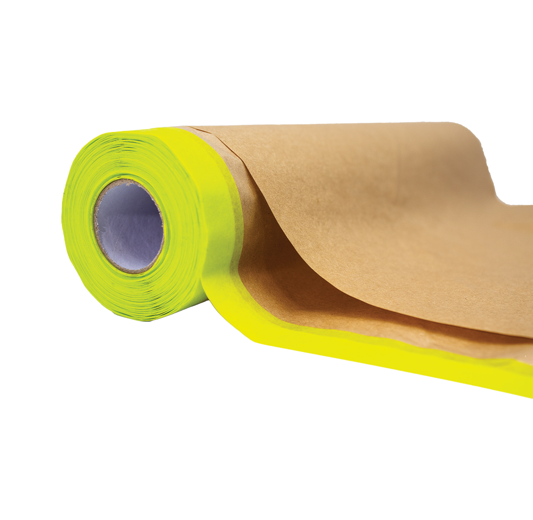 3 Pieces PreTaped Brown Masking Paper for Painting Tape and Drape eBay