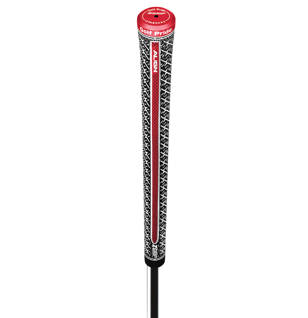 Golf Pride ZGrip Full Cord ALIGN MIDSIZE Grips Black / White / Red