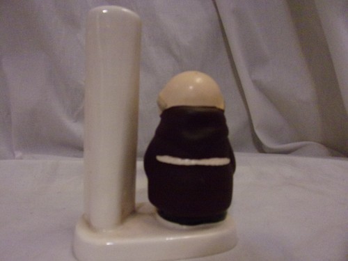 Goebel Friar Monk Condiment Set / Tray JAr S & PThermometer Vintage 1950's 5 Pcs - Picture 3 of 14