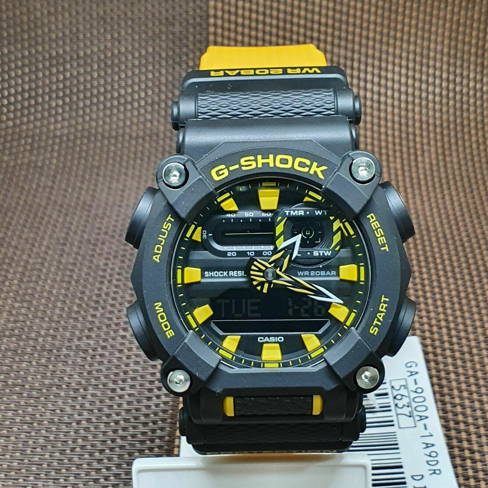 Casio G-Shock GA-900A-1A9 Heavy-Duty Industrial Style Analog Digital Men's  Watch