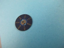 JLC LECOULTRE VINTAGE OLD STOCK BLUE DAY CALENDAR WHEEL 17.25MM