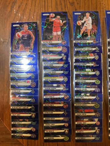 2024 Prizm WNBA Blue Velocity 67 Card Lot Aaliyah Edwards Katie Douglas RCs+++ - Picture 3 of 4