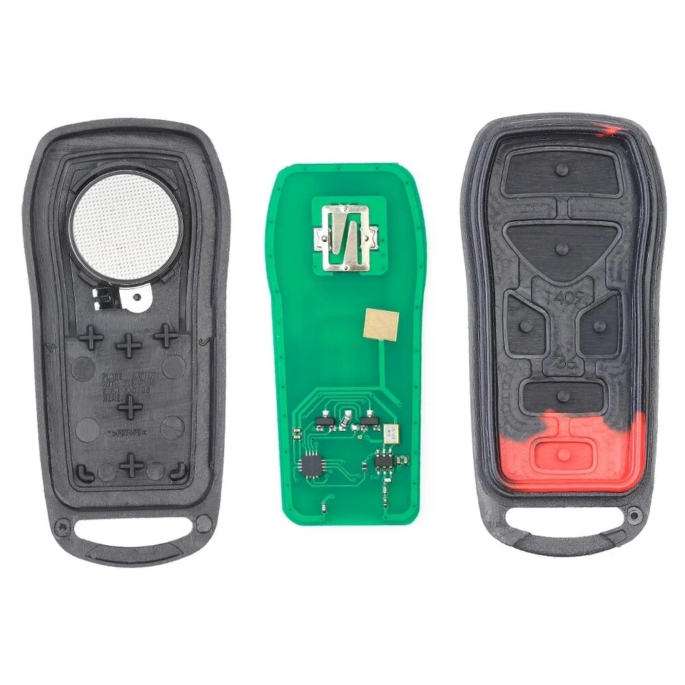 2XKeyless Entry Remote Key Fob for 2004 2005 2006 2007 2008 2009 Nissan Quest 6b Foto 3 de 4