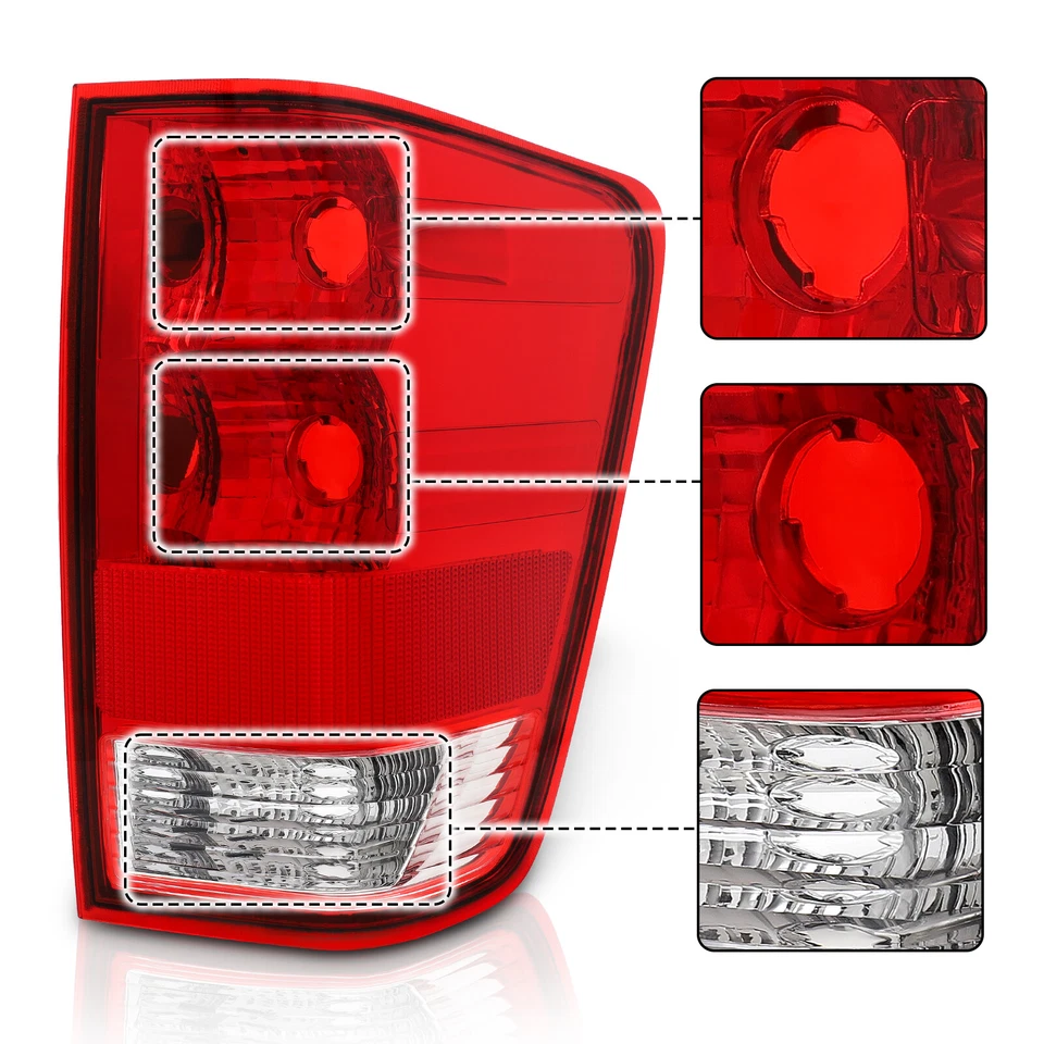 For 2004-2015 Nissan Titan Tail Lights Taillight Right and Left Pair Foto 3 de 4