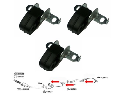 GOMMA Di Scarico Hanger Mount-si Adatta A Audi A3, VW Bora, Golf - Foto 9