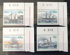 TIMBRE STAMP 4 GROENLAND Y&T#386-89 BATEAU BOAT VOILIER NEUF**/MNH-MINT 2003~R88