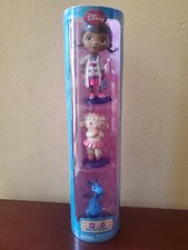 NIP Disney Doc Mcstuffins Collectable Playset of 3 Figures w/ Lambie, and Stuffy