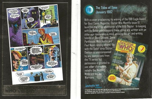 DOCTOR WHO DEFINITIVE SERIES 2 TV COMIC CARDS FOIL STAMPED F1 TO F13 ..CHOOSE - Picture 13 of 22