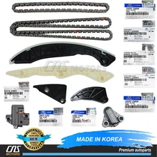 ⭐GENUINE⭐ Timing Chain Kit for 06-15 Hyundai Sonata Tucson Optima Sportage 2.4L