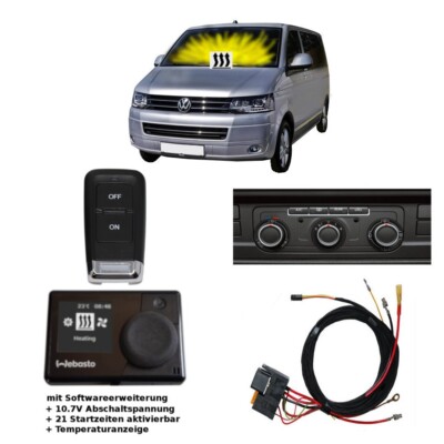 Standheizung Zuheizer + MultiControl SW + Webasto T99 für VW T5.2 7E Climatic