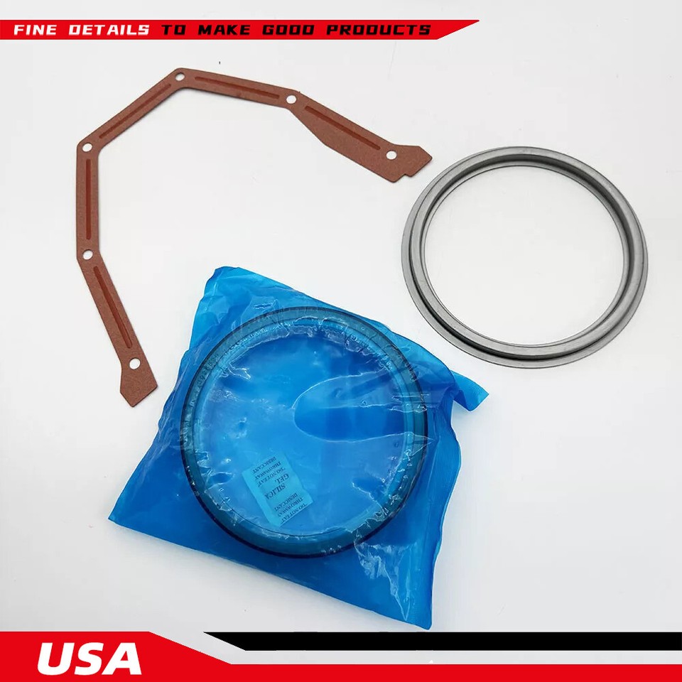 Rear Main Crankshaft Oil Seal w/ Steel 3925529 Installer 5.9L 6.7L 03 ...