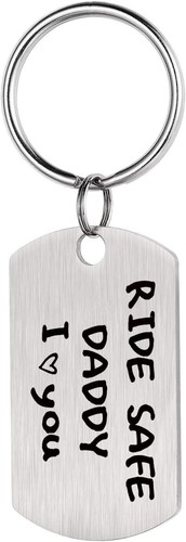 Dad Keychain - Safe Keychain Drive Safe Going Away Gifts for Travelers - Picture 2 of 7
