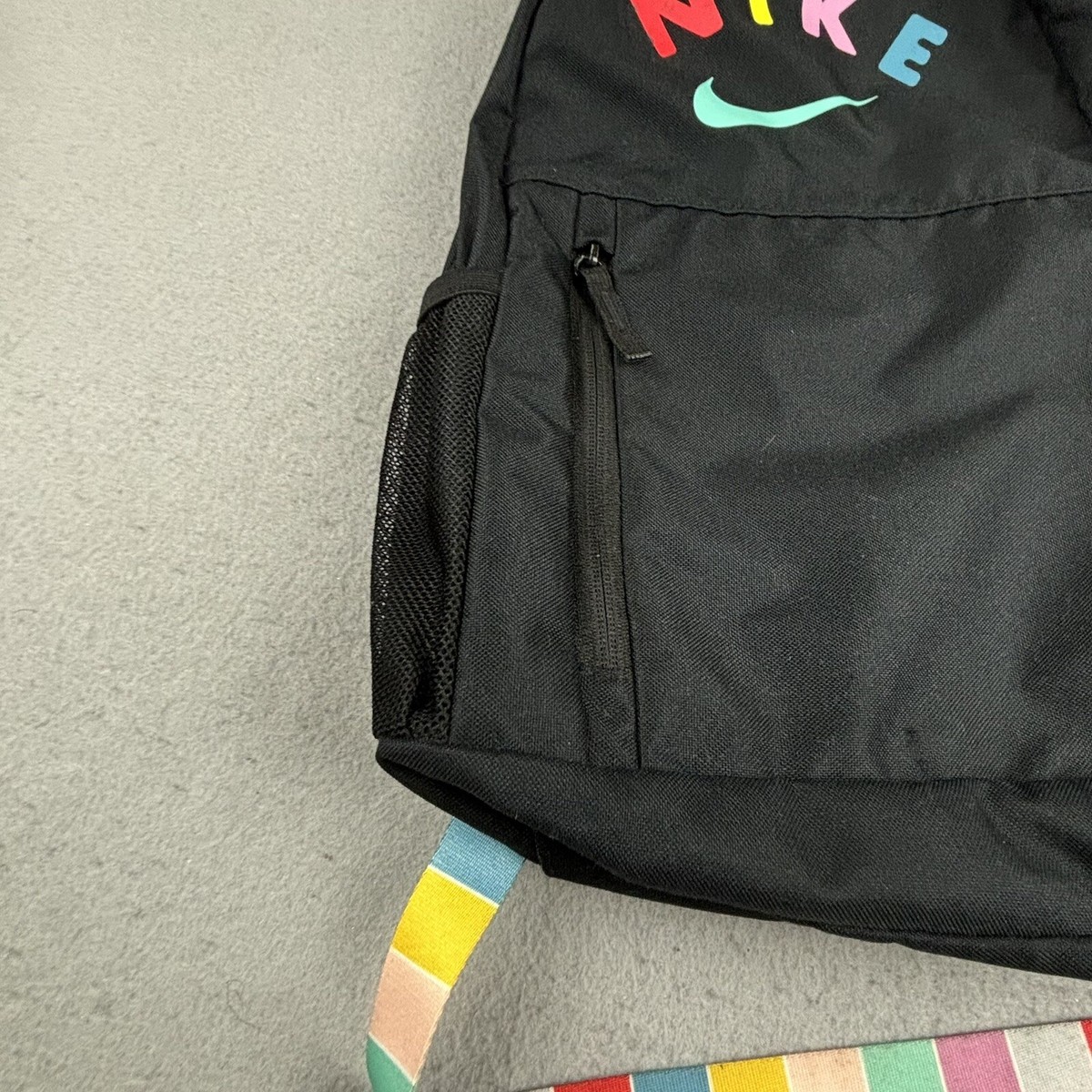 Nike 72 Backpack Black Multicolor Rainbow Unisex Gym School