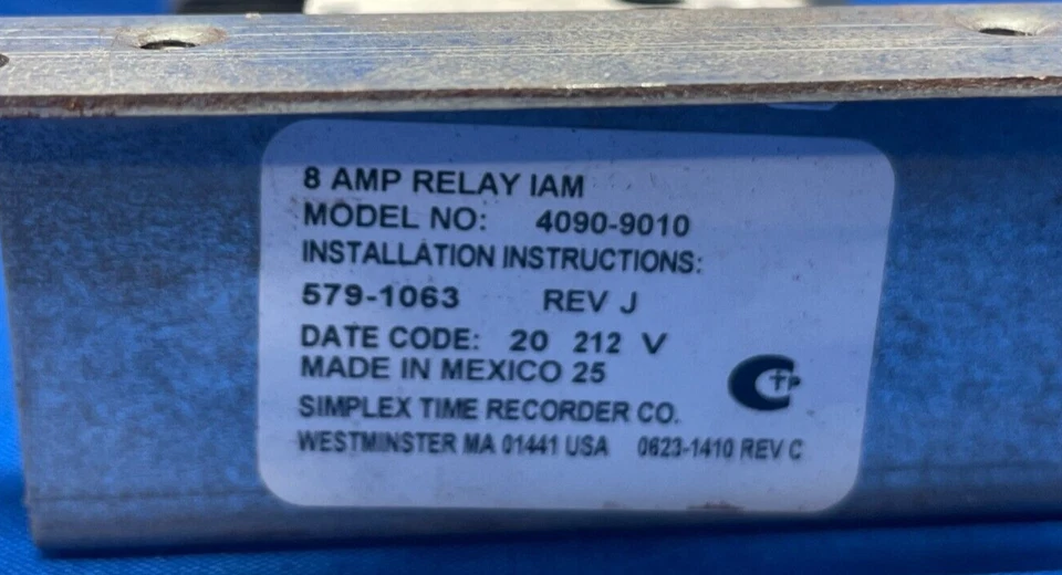 MÓDULO IAM RELÉ 8 AMPERIOS SIMPLEX 4090-9010 Foto 4 de 4