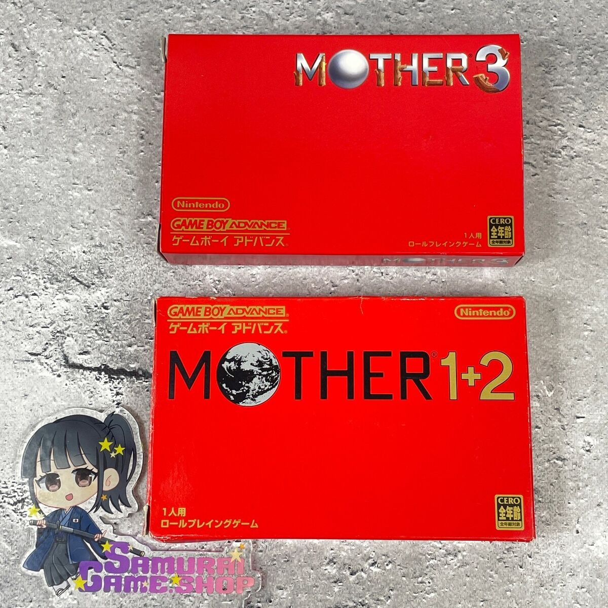 Mother 1+2 3 Nintendo Gameboy Advance GBA Japanese Edition Genuine