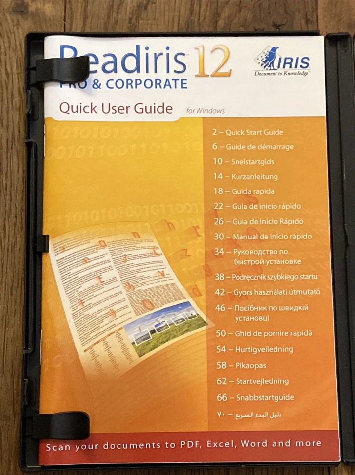 Readiris Pro12 for Windows Scan to PDF Excel Word With Iris Pen USB Model - Image 4 of 4