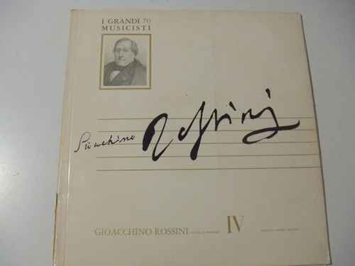 Gioacchino Rossini – Tutte Le Sinfonie IV - Disco Vinile LP Album 33 Giri 10"