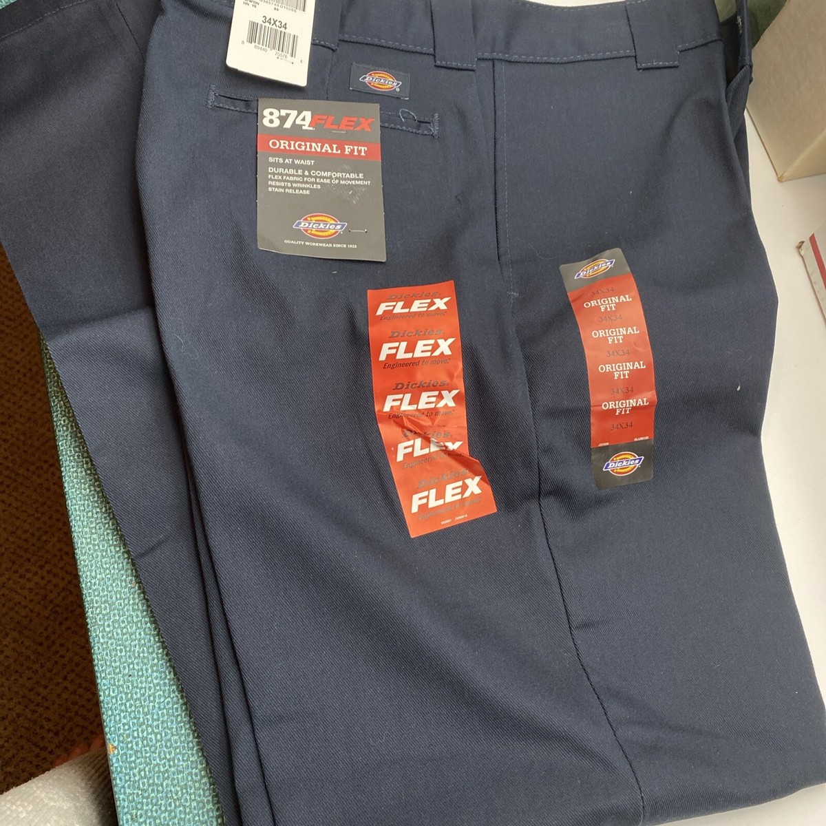 RHC Dickies Lamination San Diego パンツ 34 Dickies Men's Pants 874 FLEX Original Fit Work Pants 34x34