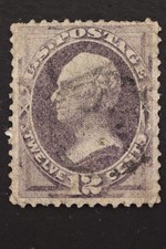 US SC#151 12C Henry Clay 1870 Used Corner Faults