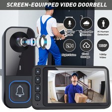 Smart Wireless 2.4G Doorbell Intercom Video Camera Door Bell Chime Security