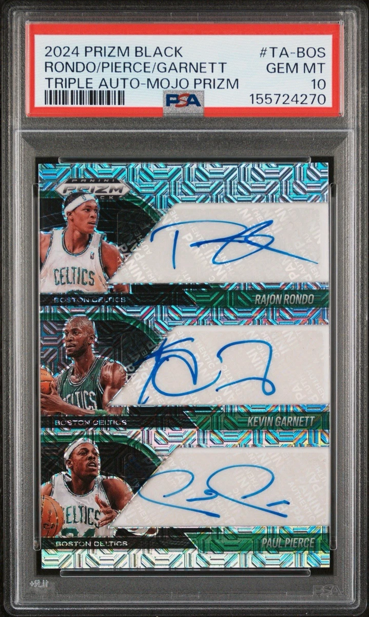 Panini Paul Pierce Basketball Autographed Sports Trading Cards