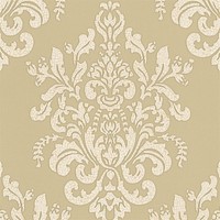 A.S. CréAtion Vliestapete Hermitage Beige Metallic Mustertapete Barock Tapete