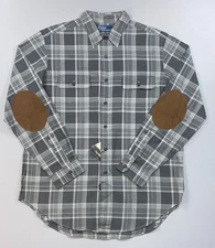 Men's POLO Ralph Lauren Long Sleeve Button Down Front Pocket Cotton Shirt Large