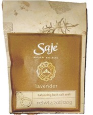 Saje Natural Wellness All Natural Lavender Bath Salts 4.2 oz