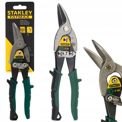 STANLEY Blechschere 250 mm Gerade Links Rechts Figurenschere Metallschere FATMAX