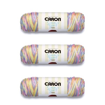 Simply Soft Baby Brights Paints Yarn - 3 Pack of 141g/5oz - Acrylic - 4 Mediu...