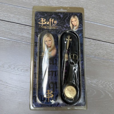 Buffy The Vampire Slayer Rare Case Mirror Watch and Pen Set Sealed 