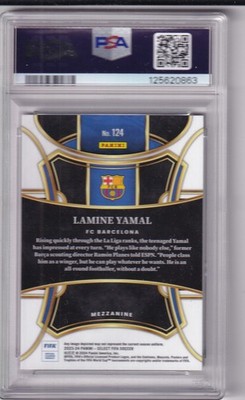 2023-24 Panini Select FIFA - Mezzanine Lamine Yamal #124 (RC) for