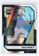 2021 Panini Elite Extra Edition #25 Max Muncy 203rd Decade Die Cut #/999