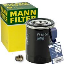 MANN FILTER ÖLFILTER ÖLWECHSELSET passend für HYUNDAI i10 i20 1.1+1.2 58-86 PS