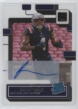 2022 Panini Clearly Donruss Rated Rookie Auto Pierre Strong Jr #91 Auto ow3