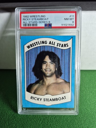 1982 Wrestling All Stars Series B Ricky Steamboat #11 card