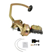 New Golden Power Brake Booster Kit Assembly W Valve For 1935-1940 Ford Car