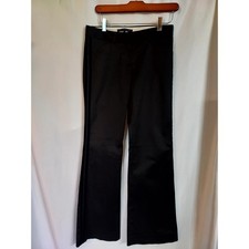 Theory Wide Leg Black Fall Trouser Size 2