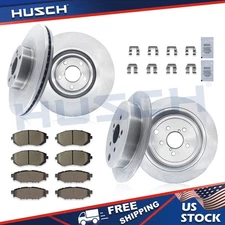Front Rear Disc Rotors Ceramic Brake Pads Kit for SUBARU IMPREZA/ LEGACY/OUTBACK